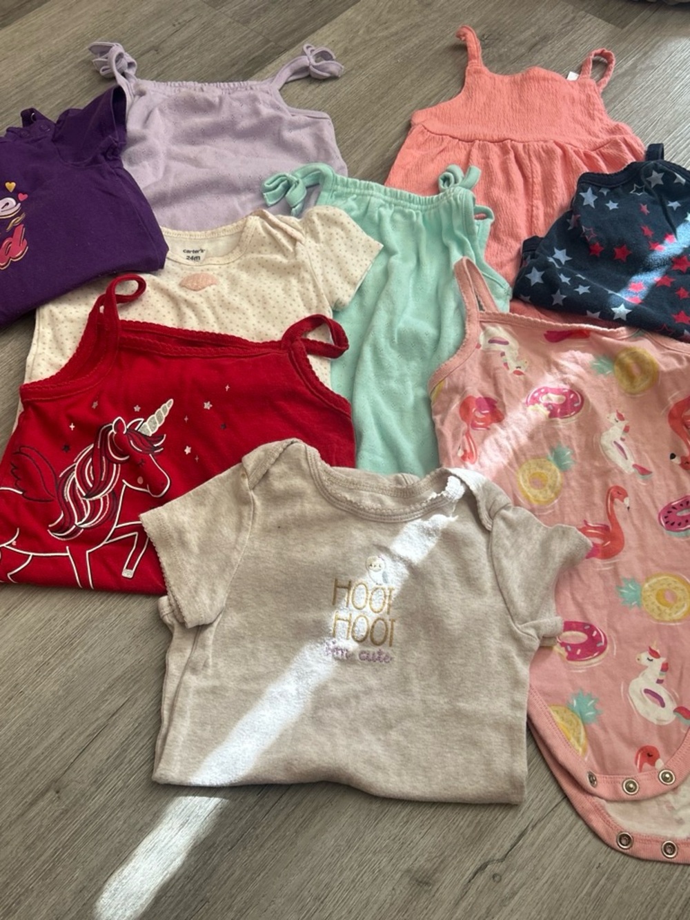 Carter's Girls Multi-Color Tank & Bodysuit Mix